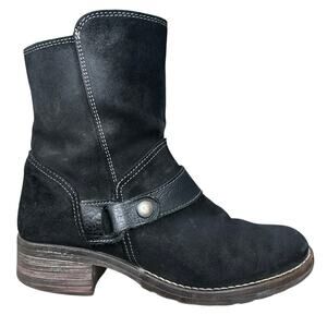 Taos Women’s The Craft Black Suede Ankle Boot Size US 8/8.5